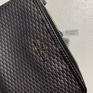 Coach Legacy Jacquard Wristlet